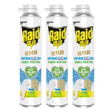 Raid 雷達 佳兒護 蟑螂螞蟻冰凍噴霧, 350ml, 3瓶