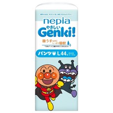 Genki nepia 王子 日本製麵包超人拉拉褲, L, 44片