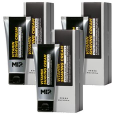 MIP 維他命刮鬍膏 活力保濕, 80ml, 3條