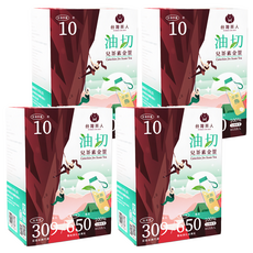 台灣茶人 油切兒茶素金萱茶 48g, 6g, 8包, 4盒