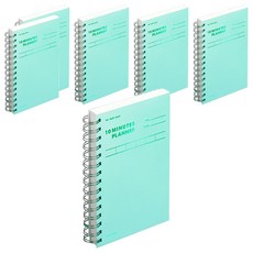 motemote 半年10分鐘讀書法計畫本, 6本, 翠綠色