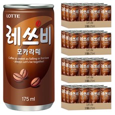 LOTTE 樂天 Let's Be 摩卡咖啡, 韓國國民咖啡 175ml, 120罐
