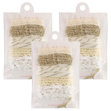 KAWAGUCHI 迷你編織器用線 3入 多材質混搭 迷你尺寸, TK15-426