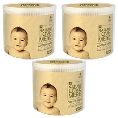 NATURE LOVE MERE 幼兒棉花棒 外用, 300入, 3盒
