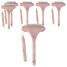 乾濕兩用紗窗除塵萬用刷 可伸縮延長 加寬刷頭, 可愛粉, 6個