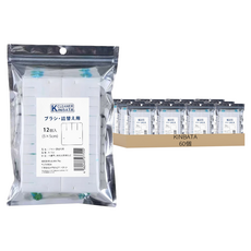 KINBATA 可溶解拋棄式馬桶刷替換芯 5 x 5cm, 雙色檸檬, 60個