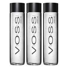 VOSS 芙絲 挪威天然礦泉水 玻璃瓶裝 800ml，蟬連2年全球前10大好水第1名, 3瓶