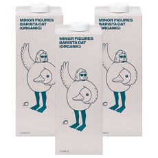 MINOR FIGURES 小人物 濃厚版燕麥奶 咖啡師, 1L, 3瓶