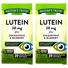 NATURE'S TRUTH 綠萃淨 Visi-Gold 威視晶葉黃素 + 山桑子軟膠囊, 2個, 39顆