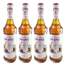 MONIN 莫寧 烤焦糖花生風味糖漿, 700ml, 4瓶