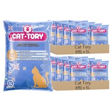 Cat Tory 凝結型膨潤土貓砂, 5L, 16包, 無香