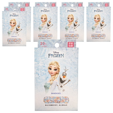 旺達 康膚寶 醫療用黏性膠帶及黏性繃帶 FZ-LQ01 冰雪奇緣, 20片, 6盒