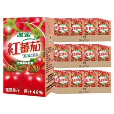 波蜜 紅蕃茄汁 含健康茄紅素 果汁48%, 250ml, 72入