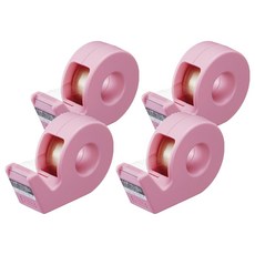 KOKUYO 國譽 KARUCUT膠台 輕巧型 小, 粉色, 4個