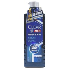 CLEAR 淨 男士頭皮調理專研去屑洗髮精 冰涼酷爽型, 570g, 1瓶