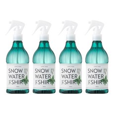 DAILY AROMA JAPAN snow water衣物涼感消臭噴霧 北海道薄荷, 350ml, 4瓶