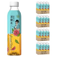 金車 波爾 波爾茶 葡萄柚風味, 580ml, 96瓶