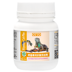 OTTO 建興水族 爬蟲專用鈣質添加劑 60g, 1罐