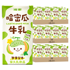 波蜜 果汁牛乳哈密瓜牛奶, 160ml, 72入