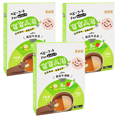 農純鄉 寶寶高湯 鳳梨牛 6個月以上 4包, 600g, 3盒