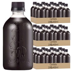 Cantata 無標籤冷萃咖啡, 400ml, 60瓶