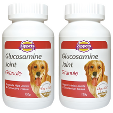 Zippets 吉沛思 犬用關節保健加強顆粒, 120g, 關節保健, 2罐