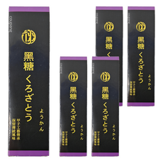 黑砂糖羊羹 台灣產 黑糖口味, 90g, 5盒