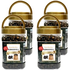 臻御行 輕調味焙炒黑豆 酥脆口感 健康零食 無添加, 320g, 4罐