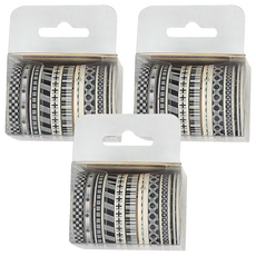 德德小品集 糖詩和紙膠帶 Set 10個 黑白電影 5mmx2m, 3盒