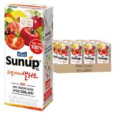 Maeil Sunup 紅色蔬果汁 200mL 70%果汁+30%蔬菜汁 24入