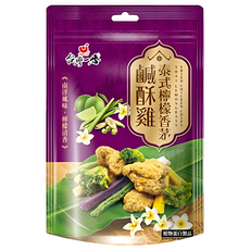 台灣一番 泰式檸檬香茅鹹酥雞蔬菜脆片, 185g, 1包