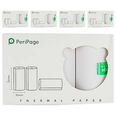 peripage 愛立熊 紙廠 不可貼紀錄紙 3捲, 5盒