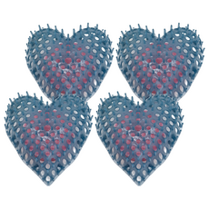 Rola 柔拉 愛心小便斗除臭錠 古靜桃, 清潔除臭芳香, 小便斗專用, 40g, 4個