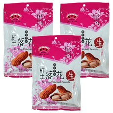 Nut King 鄭美香 紅土落花生, 3包, 240g