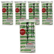 Masterclean日式竹纖維洗碗棉 不傷餐具 輕鬆去油污 廚房清潔好幫手, 3個, 5包