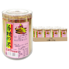 三立 手燒木餅 牛奶味, 220g, 12罐