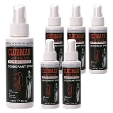 CLUBMAN PINAUD 體香噴霧 清新舒爽 長時間抑制異味, 118ml, 6瓶