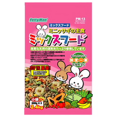 Petty Man 迷你兔營養主食, 混合食物, 2.4kg, 1包