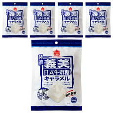 義美 日式牛奶糖 特濃, 105g, 5袋