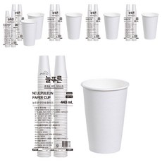 Neulpuleun 無印刷紙杯 440ml, 6個, 100入
