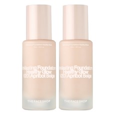THE FACE SHOP 菲詩小舖 fmgt 台灣公司貨 貼妝恆潤粉底液 SPF35 PA++ 35ml, V201, 2瓶