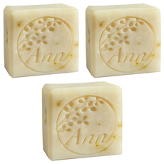 Ann Chen 陳怡安手工皂 細緻洗顏皂 羊奶呵護 3個 80g