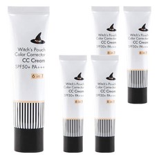 Witch's Pouch CC霜 SPF50+ PA+++, 輕透修色, 30ml, 5條