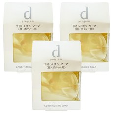 d program 敏感話題 潔膚皂, 3個, 100g