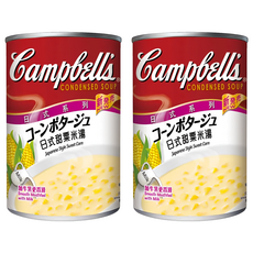 金寶日式風味甜玉米濃湯, 保留湯品的美味，原汁原味, 加熱煮沸即可享用，方便快捷, 305g, 2罐