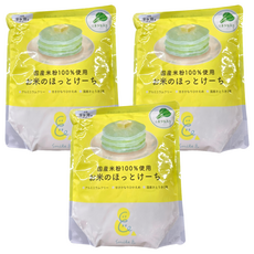 Smile& SOOOOOS. 寶寶鬆餅粉，9個月以上寶寶適用，國產米粉100%使用，無添加香料、著色劑、保存料, 小松菜風味, 100g, 3包