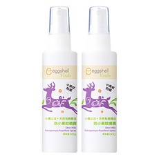 小鹿山丘 天然有機精油 防小黑蚊噴霧 植物萃取 舒適清香不刺鼻, 60g, 2瓶