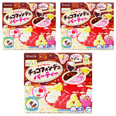 Kracie 葵緹亞 知育菓子 創意DIY 可可鍋小達人 Set, 訓練孩童創造力, 不添加防腐劑, 使用天然色素, 單件, 3盒