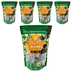 亦擇 黑芝麻糕, 全素食 VEGAN 低溫烘焙 非油炸 無添加蔗糖 無添加澱粉, 250g, 5袋