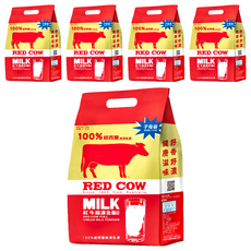 RED COW 紅牛 超濃全脂奶粉, 2kg, 5包